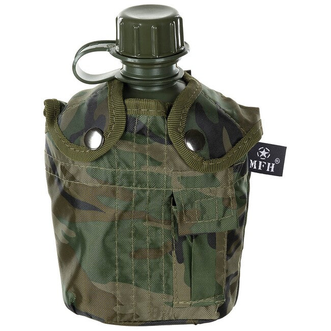 MFH Πεδιακή Φιάλη 1L χωρίς BPA, woodland