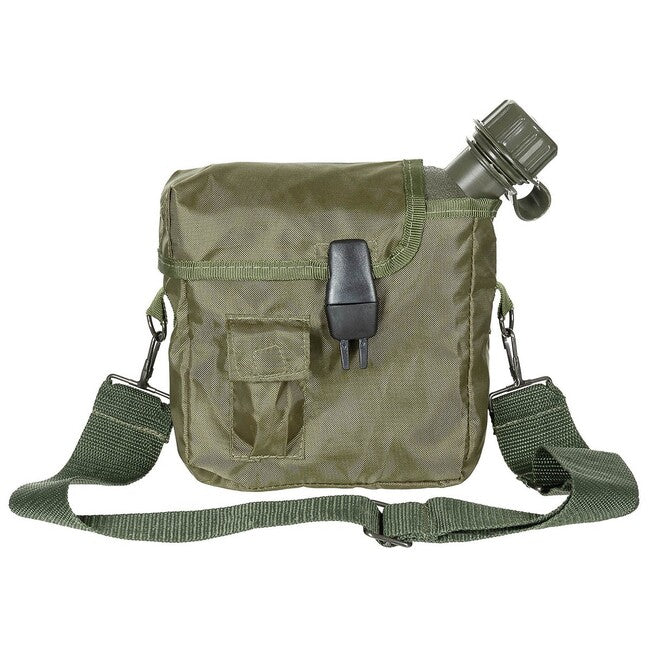 MFH Τετράγωνο Πεδίο Μπουκάλι, περίπου 2L, OD green