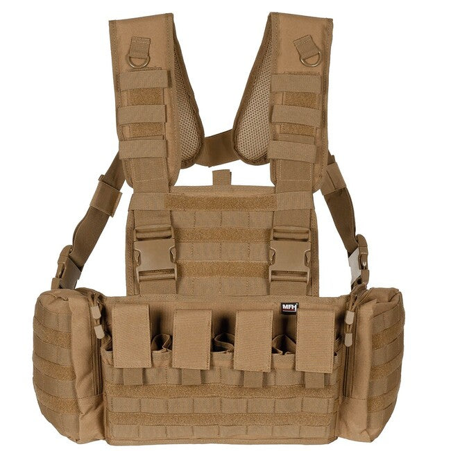 MFH Professional Mission Chest Rig αμάνικο γιλέκο τακτικό, coyote tan