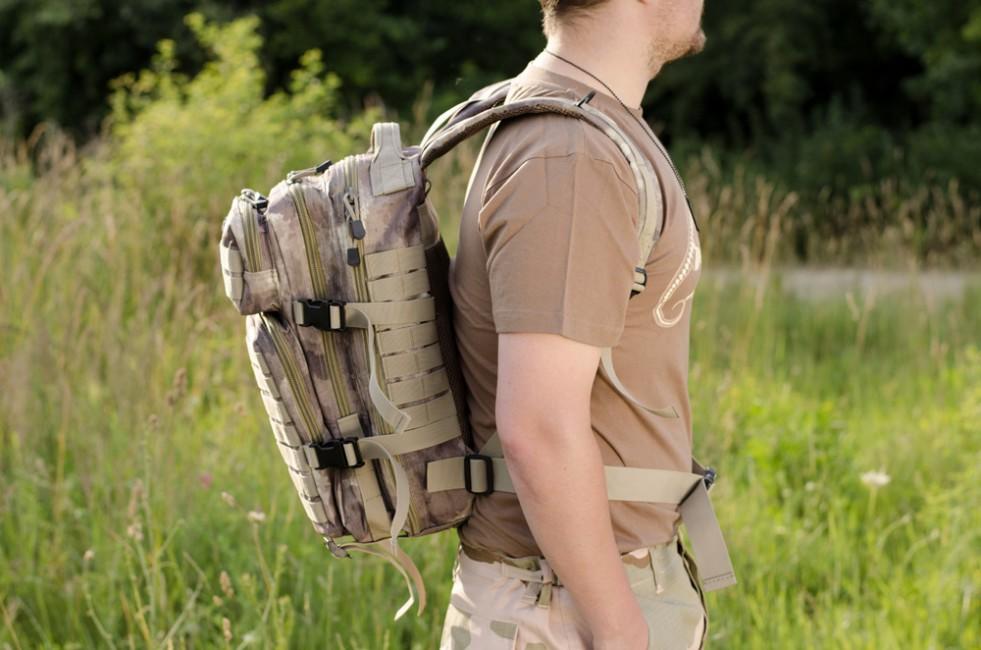 MFH US Assault Backpack HDT Camo 30L