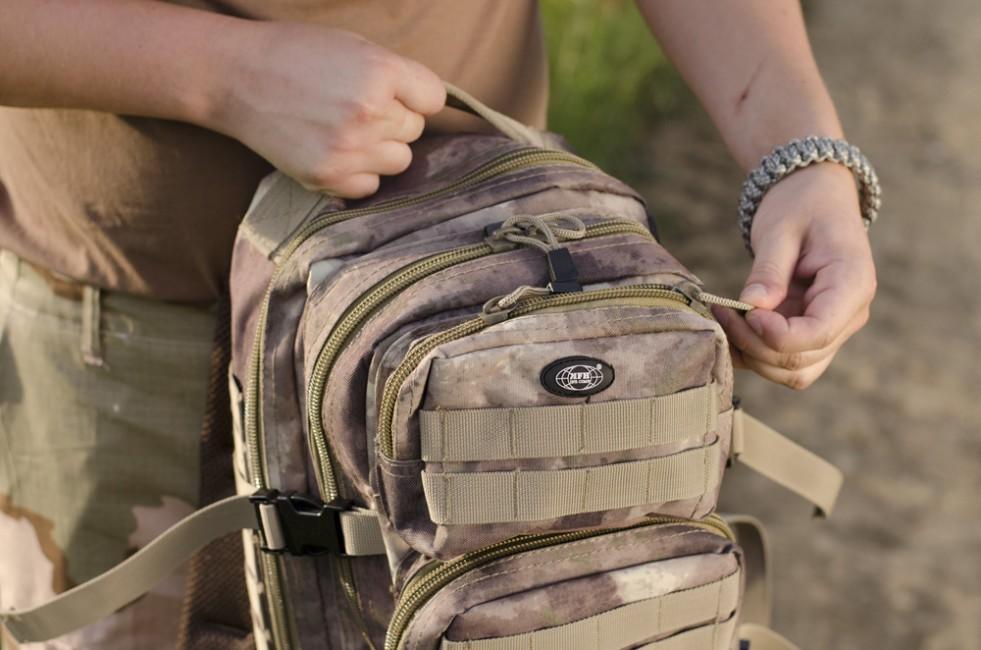 MFH US Assault Backpack HDT Camo 30L