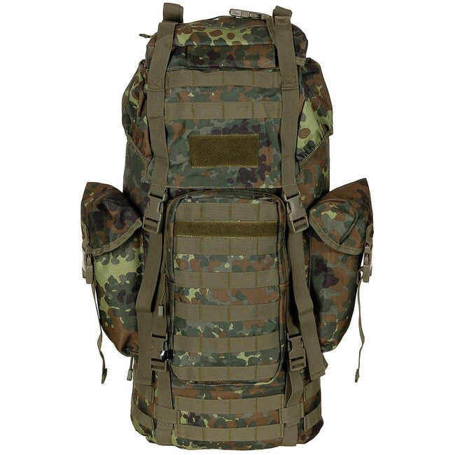MFH MOLLE Σακίδιο Πλάτης 65L, Αλουμινένια Ράβδος, BW Camo