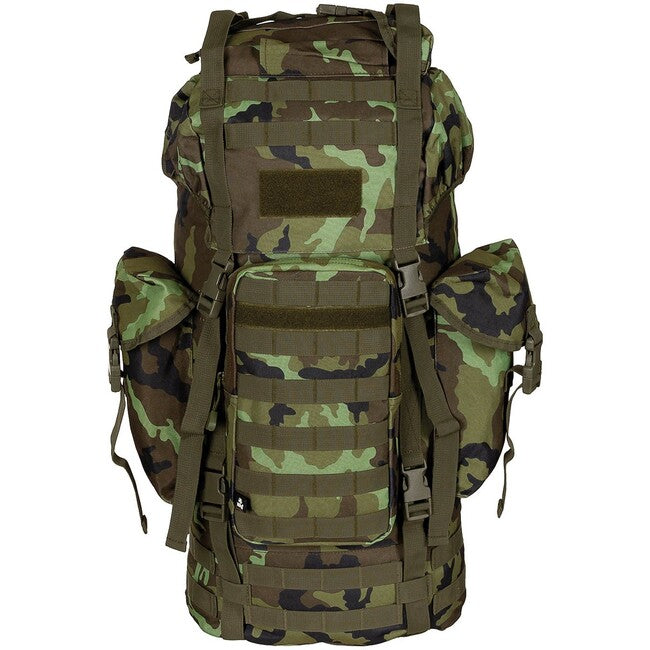 MFH MOLLE σακίδιο πλάτης 65L, αλουμινένια ράβδος, M95 CZ camo