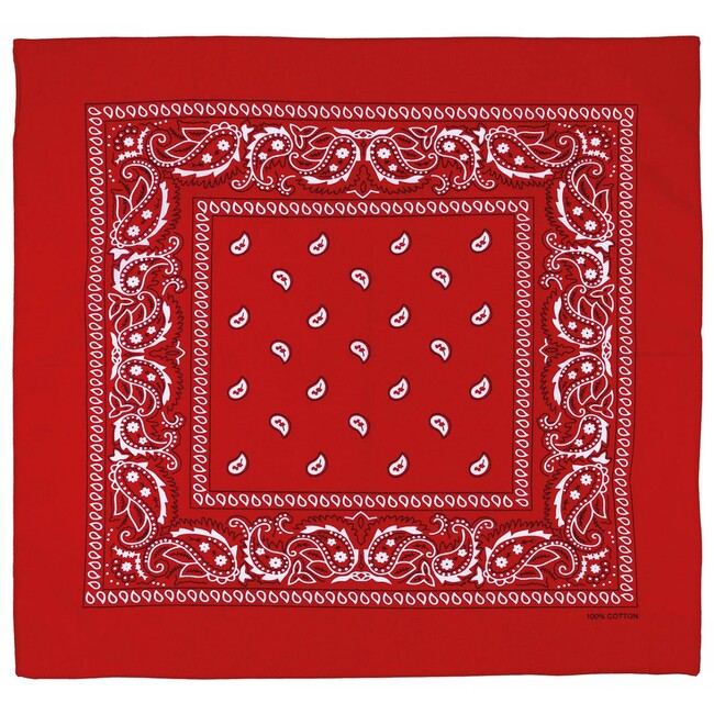 MFH Μαντήλι βαμβακερό, κόκκινο-λευκό, περ. 55 x 55 cm