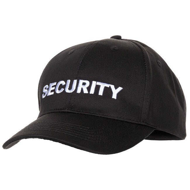 MFH Security Καπέλο με Γείσο, Μαύρο