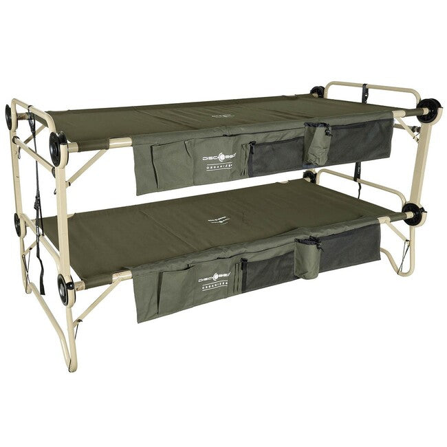 Disc-O-Bed Arm-O-Bunk Αναδιπλούμενο Κρεβάτι με Πλευρική Τσέπα, OD green