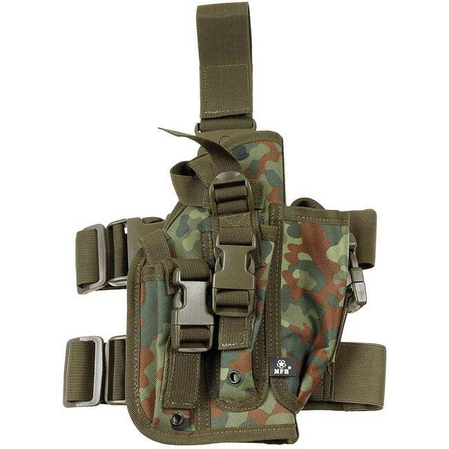 MFH MOLLE Θήκη Όπλου Μηρού Δεξιά, BW camo