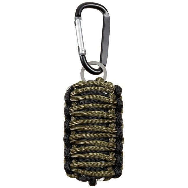 MFH Parachute Cord Σετ Επιβίωσης, OD green/black