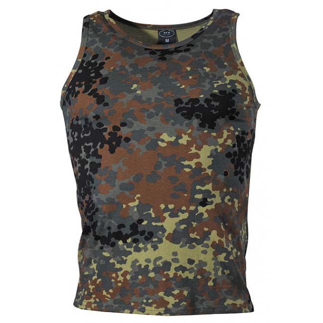 MFH Ανδρικό Αμάνικο Μπλουζάκι Flecktarn Bundeswehr