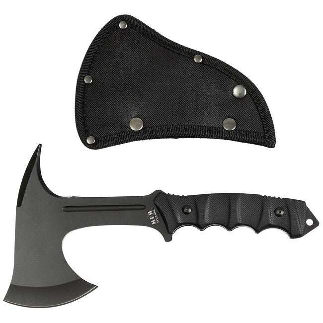 MFH Tomahawk "Comox" Μαχαίρι, Μαύρο, Λαβή G10, Θήκη