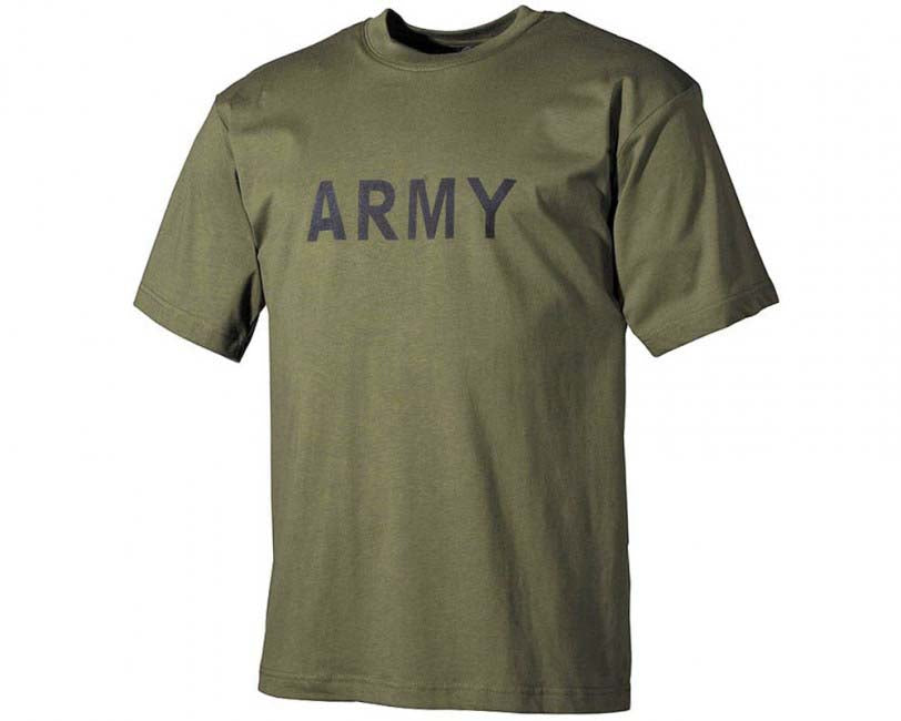MFH Army μπλουζάκι 160g/m2, λαδί