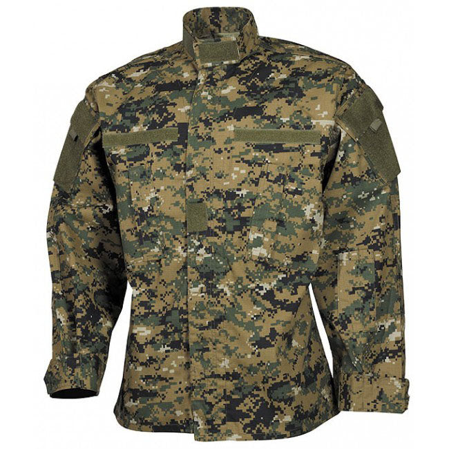MFH Μπλούζα US ACU Rip-Stop, digital woodland