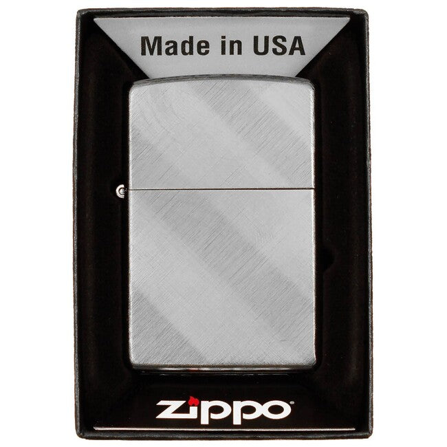 MFH Zippo Diagonal Weave αναπτήρας ανθεκτικός στον άνεμο, άδειος