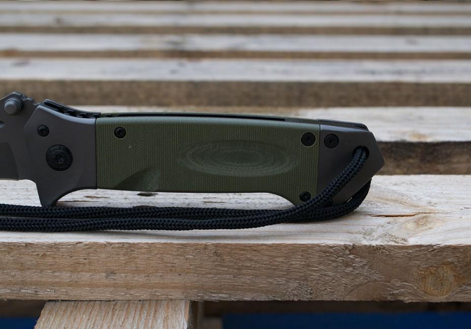 Mil-Tec DA35 Μαχαίρι Αναδιπλούμενο Micarta 22cm, Λαδί