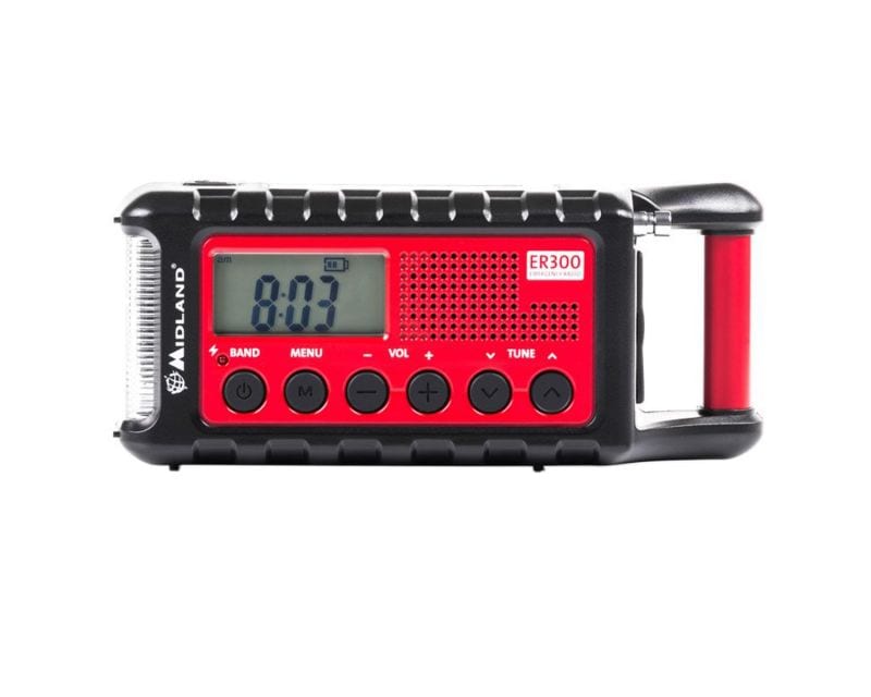 Midland ER300 ραδιόφωνο AM/FM με μπαταρία έκτακτης ανάγκης