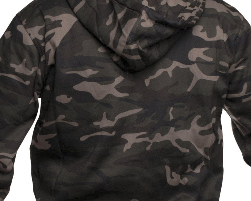 O&T AloeStar High Zipper φούτερ, camo πράσινο