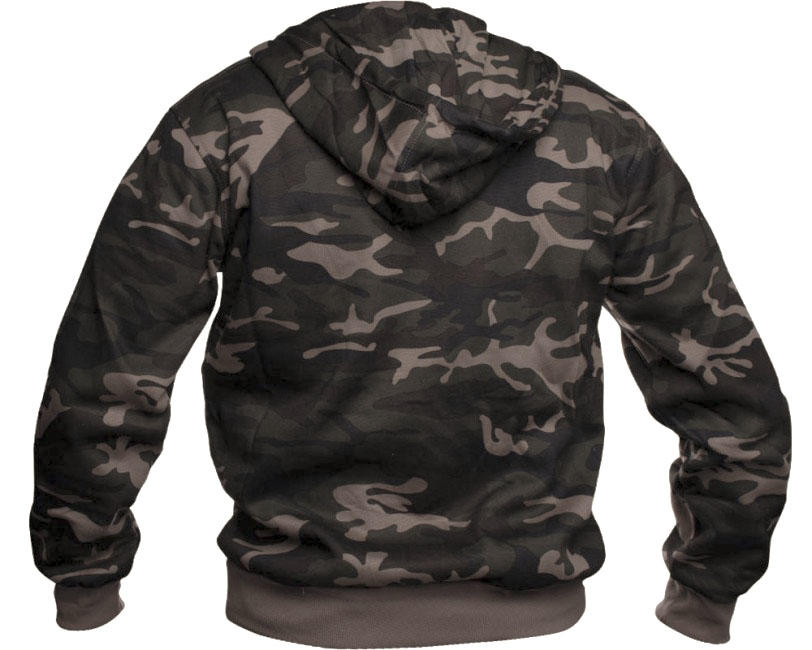 O&T AloeStar High Zipper φούτερ, camo πράσινο