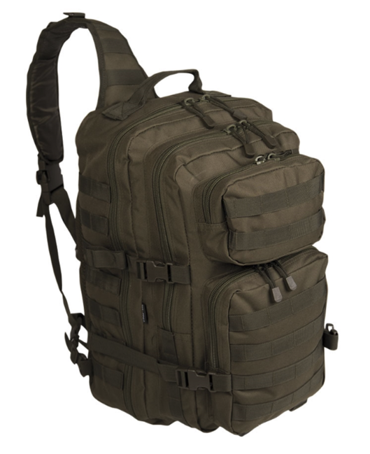 Mil-Tec Assault Σακίδιο Πλάτης Μονής Λωρίδας, Λαδί 29L