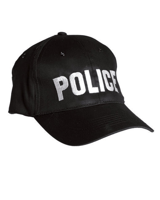 Mil-Tec POLICE Καπέλο Μπέιζμπολ, Μαύρο