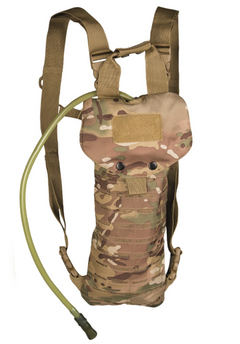 Mil-Tec Σακίδιο Πλάτης Ενυδάτωσης Laser Cut 2.5L, Multitarn