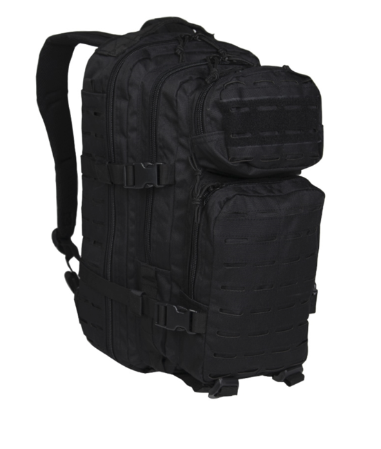 Mil-Tec US Assault Small Σακίδιο Laser Cut, μαύρο, 20L