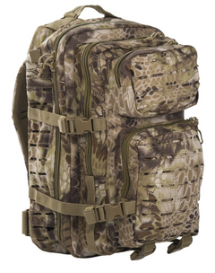 Mil-Tec US Assault Large Laser Cut Backpack, Mandra Tan, 36L