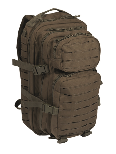 Mil-Tec US Assault Small σακίδιο πλάτης Laser Cut, λαδί, 20L