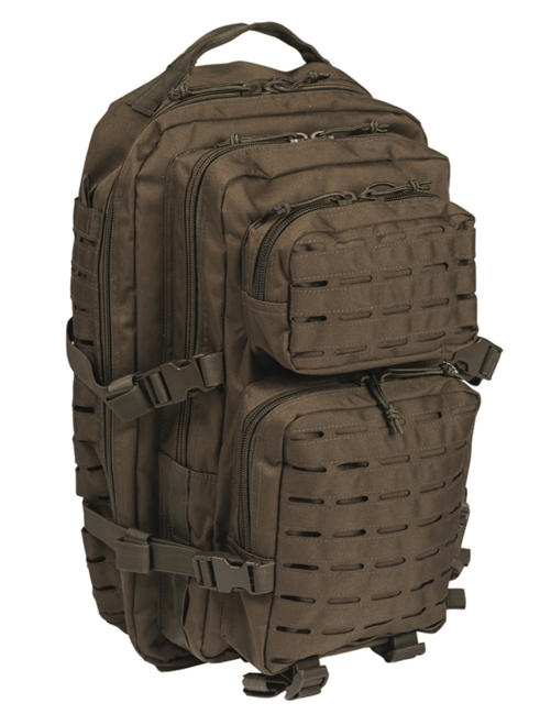 Mil-Tec US Assault Large σακίδιο πλάτης Laser Cut, λαδί, 36L
