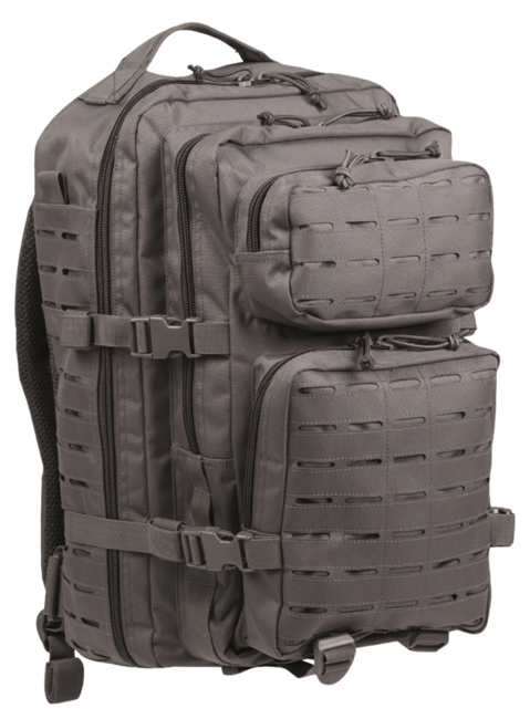 Mil-Tec US Assault Large σακίδιο πλάτης Laser Cut, γκρι, 36L