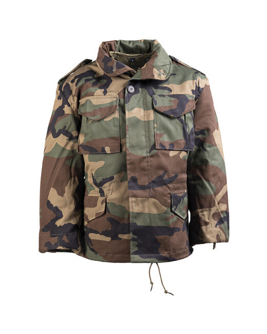 Mil-Tec M65 μπουφάν US παιδική με επένδυση, woodland