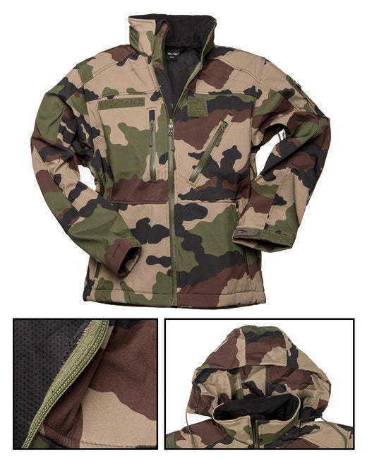 Mil-Tec SCU 14 μπουφάν softshell, cce