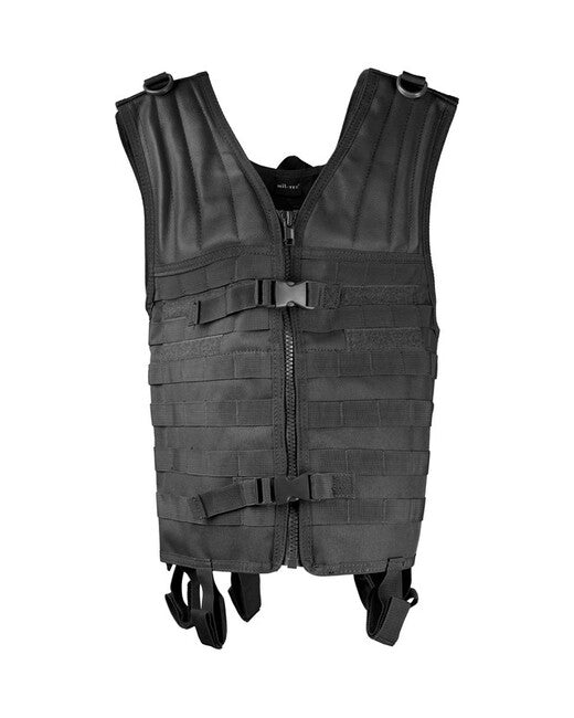 Mil-Tec Αμάνικο Γιλέκο Tactical Carrier Molle System, Μαύρο