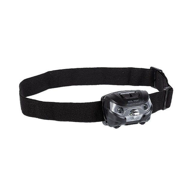 Mil-Tec LED Φακός Κεφαλής CREE XPE, μαύρο
