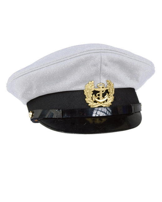 Mil-Tec MARINE Σκούφος με Σήμα, Λευκό