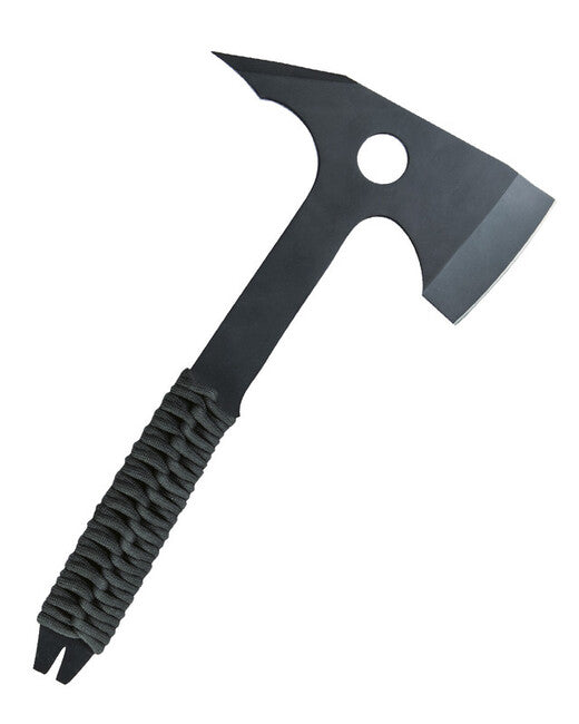 Mil-Tec Τσεκούρι Paracord με Θήκη, Μαύρο