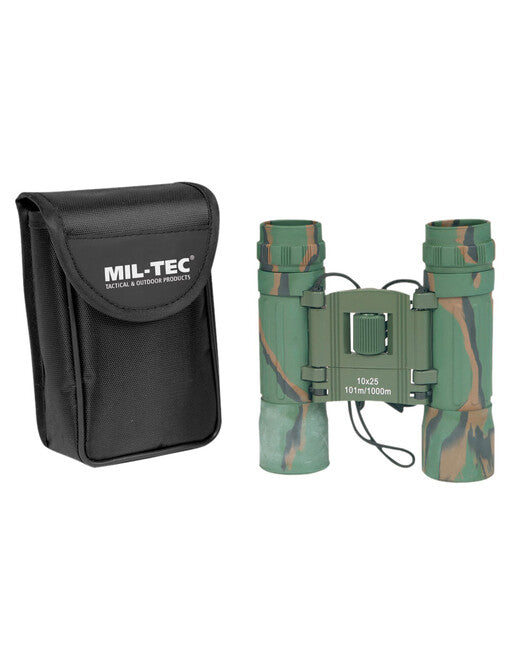 Mil-Tec Διόπτρες Πτυσσόμενες 10x25, woodland