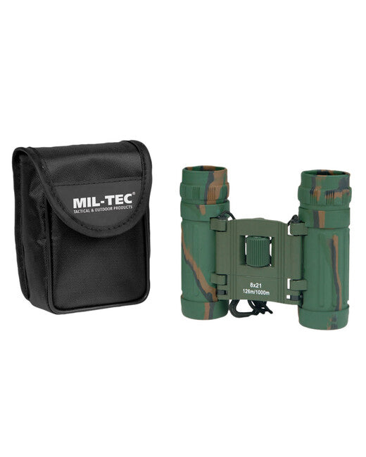 Mil-Tec Διόπτρες Αναδιπλούμενες 8x21, Woodland