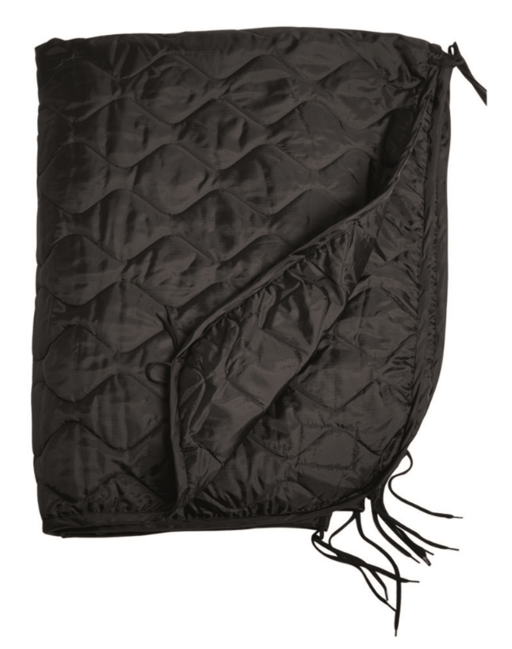 Mil-Tec Υπόστρωμα Poncho, Μαύρο 210 x 150 cm