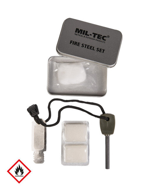 Mil-Tec Σετ Χάλυβα Πυρ Κρεσαδλα