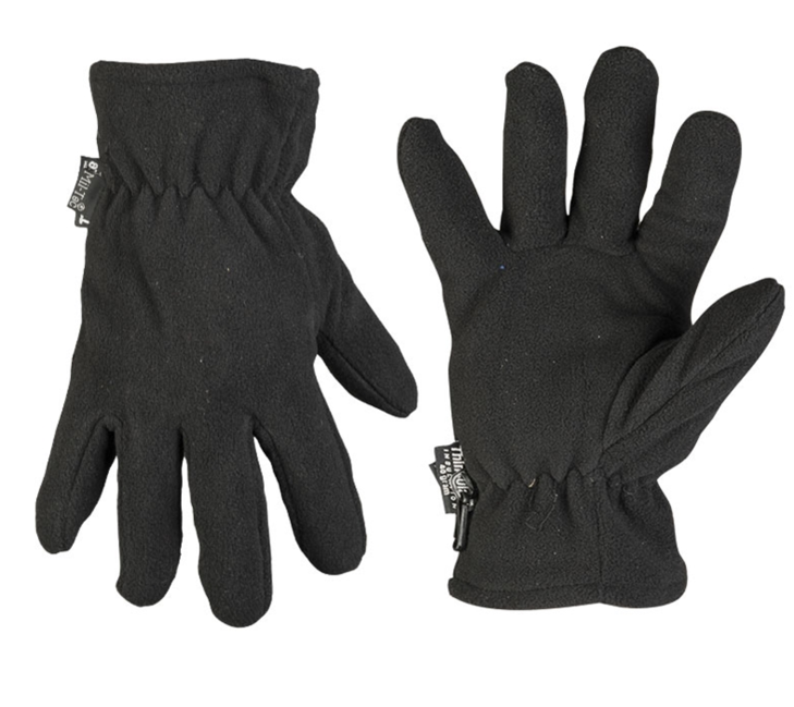 Mil-Tec Γάντια Fleece Thinsulate™, Μαύρο