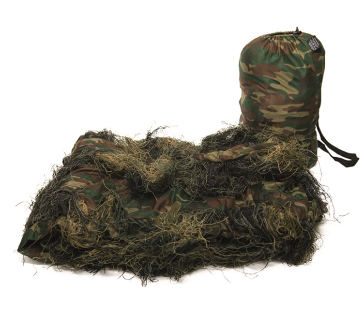 Mil-Tec Δίχτυ Ghillie Καmuflage, woodland 3 x 2 m