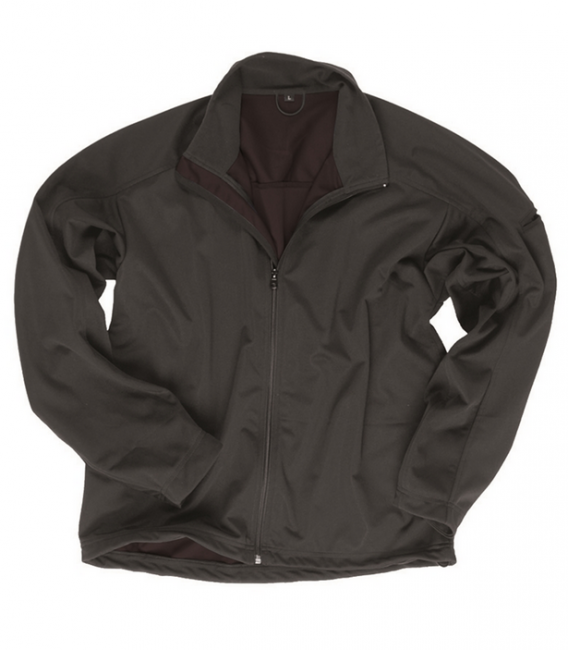 Mil-Tec lite SoftShell 3-στρώμα ελαφρύ μπουφάν, μαύρο