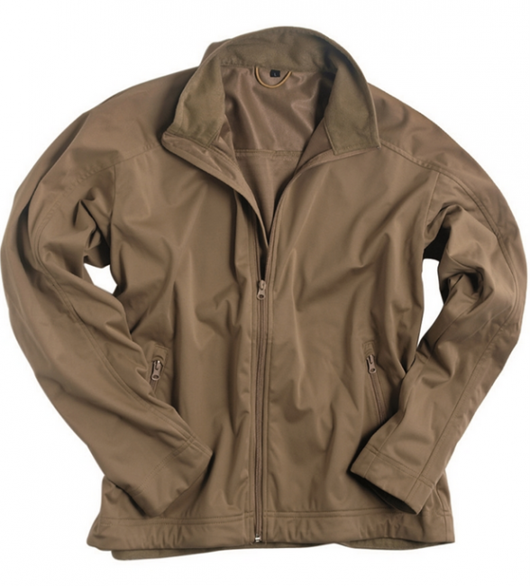 Mil-Tec lite SoftShell τρίστρωτο ελαφρύ μπουφάν, coyote