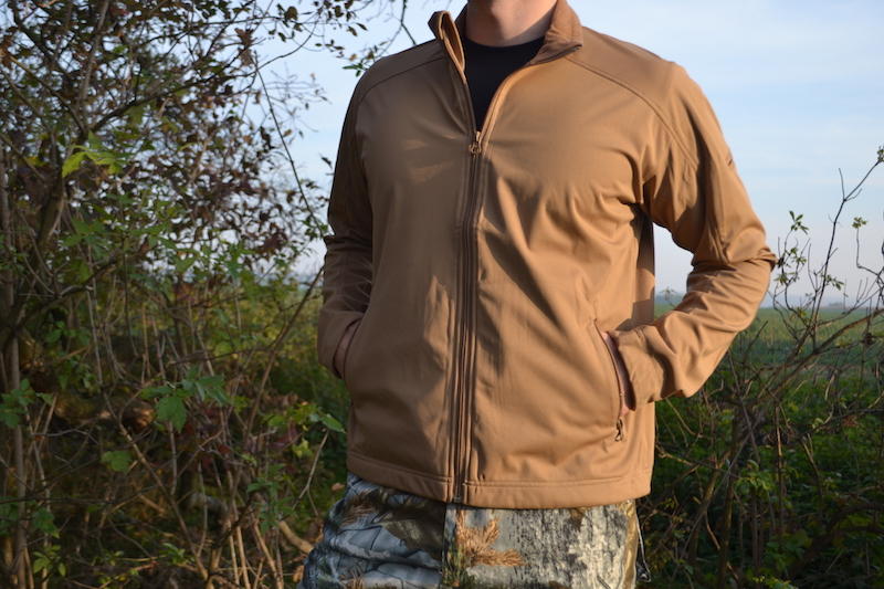 Mil-Tec lite SoftShell τρίστρωτο ελαφρύ μπουφάν, coyote