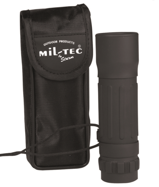 Mil-Tec Μονόφθαλμος 10x25, Μαύρο