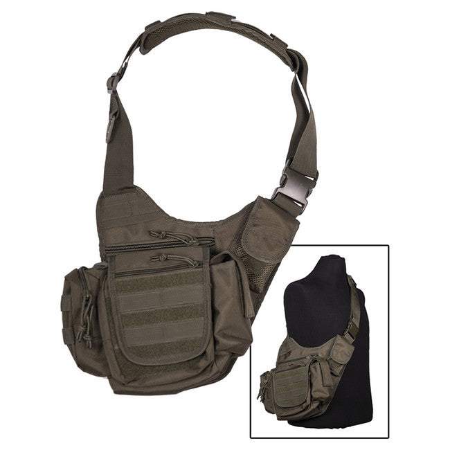 Mil-Tec Τσάντα Ώμου Molle Πολυλειτουργική, Λαδί