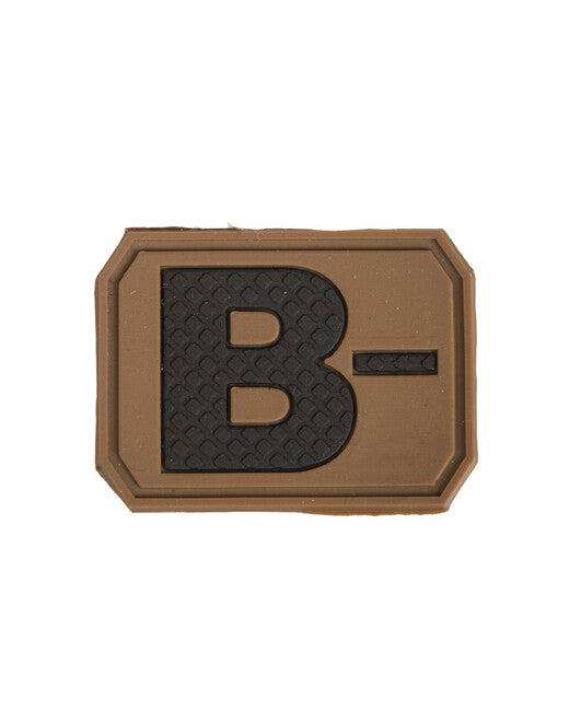 Mil-Tec Αυτοκόλλητο 3D Velcro Ομάδα Αίματος B-, coyote