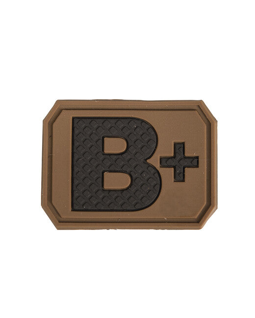 Mil-Tec Κέντημα 3D με Velcro Ομάδα Αίματος B+, coyote