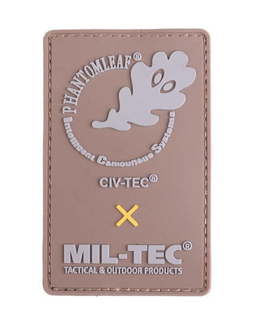 Mil-Tec 3D Phantomleaf® PVC κέντημα, σκούρο coyote