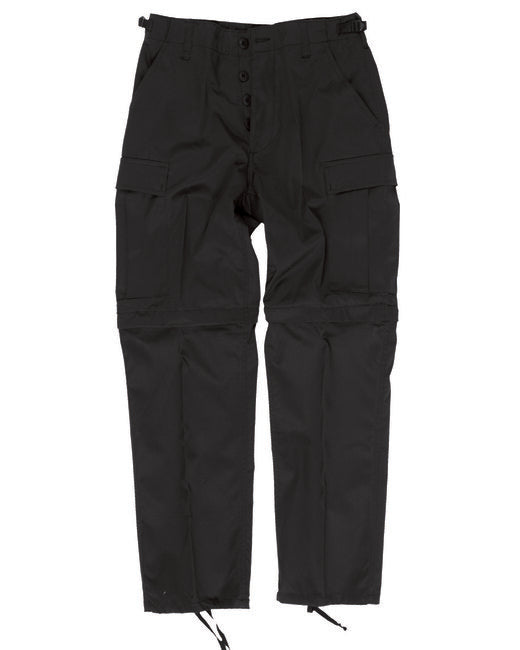 Mil-Tec BDU ZIP-OFF αποσπώμενα παντελόνι, μαύρο